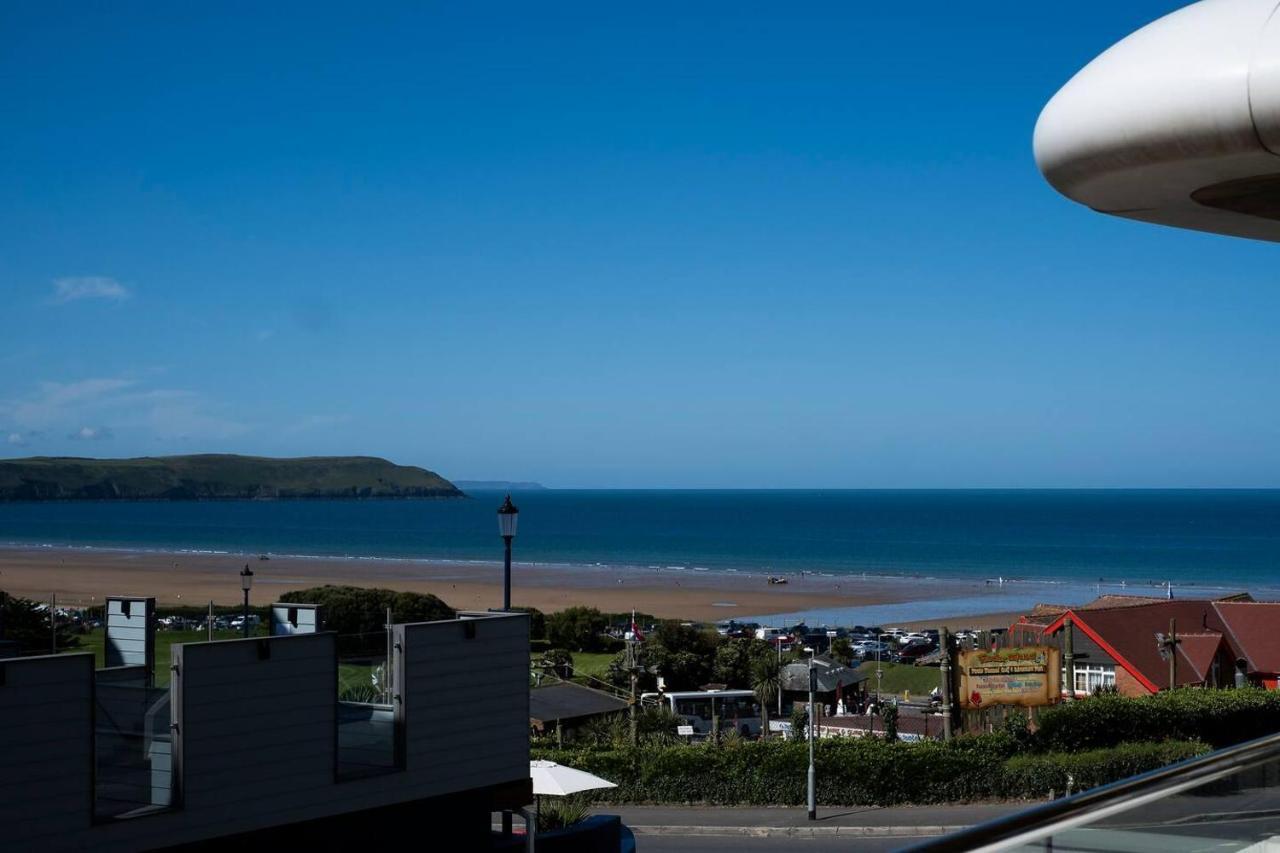 4Br-8Guests-Balcony-Beachview-Pool-Pets Woolacombe Buitenkant foto